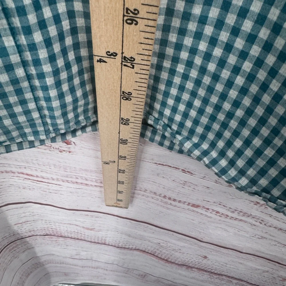 The North Face Shirt Mens Size XL Gingham Plaid Short Sleeve‎ Button Up Casual